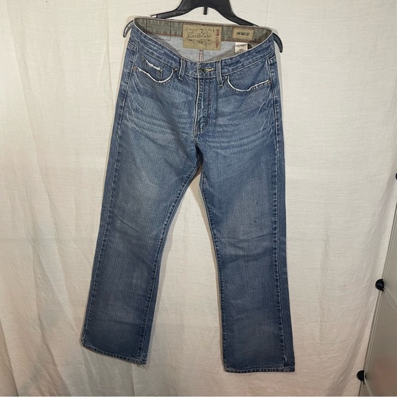 Signature Levi Strauss Women's Denim Blue Low Boot Cut Jeans Size unknown. - Picture 1 of 12
